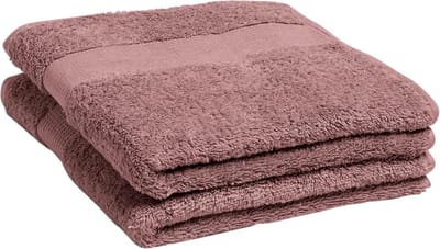 Yumeko handdoeken terry poederroze 50x100 - 2 st - Hotelkwaliteit - Bio, eco & fairtrade