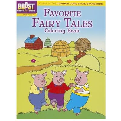 Boost Favorite Fairy Tales Coloring Book - Fran Newman-D'Amico