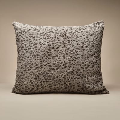 Zelesta Teddybed Panter Kussenslopen Taupe - Kussenslopen 60 x 70 set van 2 - Teddy kussenslopen