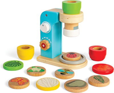 BigJigs houten microscoop educatief speelgoed voor kinderen - FSC hout.