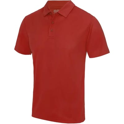 Just Cool - Cool Polo - Fire Red maat L