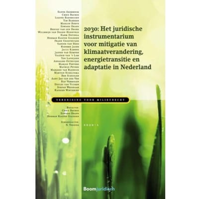 2030: Het Juridische Instrumentarium Voor Mitigatie Van Klimaatverandering, Energietransitie