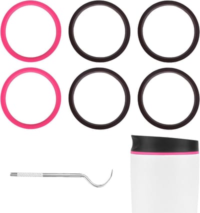 6 Stuks Silicone O-ring voor Owala Koffiekop, Vervangende Dichting voor Isolerende Waterflessen, Perfecte Pasvorm en Duurzaam Accessoire
