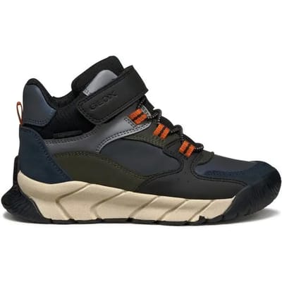 GEOX FLEXYPER PRO ABX JONGENS - ZWART/MILITAIR GROEN - Maat 28