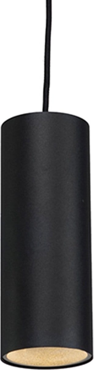 QAZQA Tubo - Hanglamp - 1 lichts - Zwart