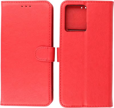 Oppo Reno 7 4G Hoesje Book Case Portemonnee Telefoonhoesje - Rood
