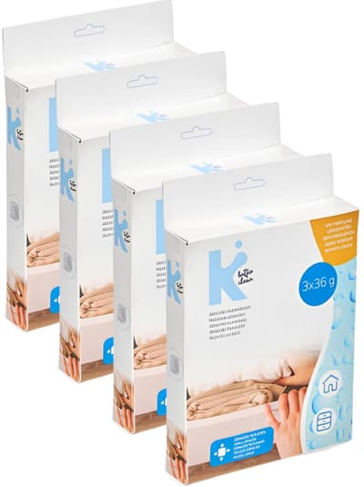 Arte regal Vochtopnemers set - 12x - 36 gram - vochteters/vochtontrekker