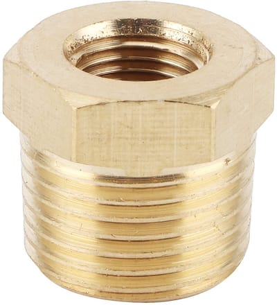 Dailygoody - NPT Pipe Reducer Adapter - Water gas olie toepassingen - Duurzaam en sterk - 3/8 inch M naar 1/8 inch V - Voor leidingen - Geschikt voor ..