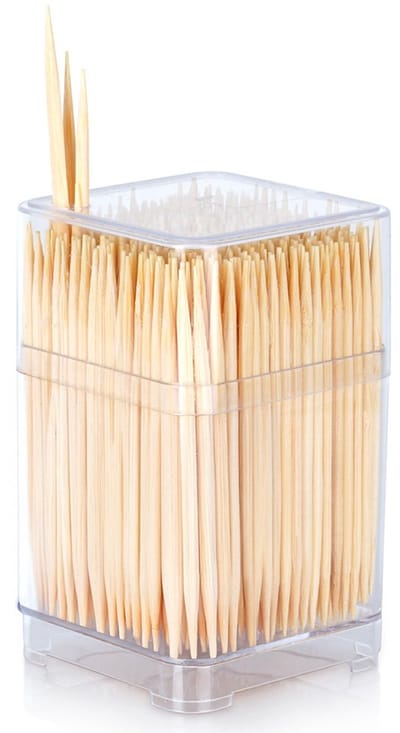 Tandenstokers Bamboe 6,5 cm 450 stuks - Tandenstoker