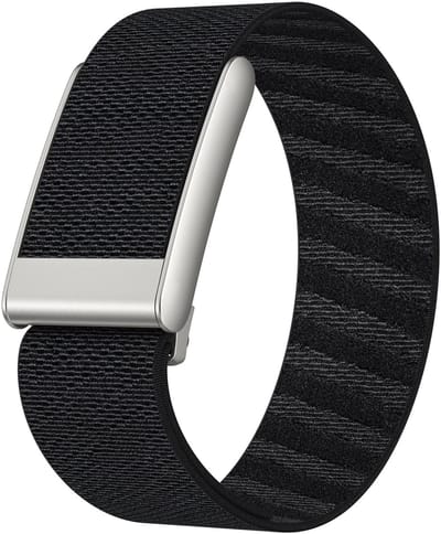 Strap-it Elastisch nylon bandje - geschikt voor de Whoop 5.0 (zwart)