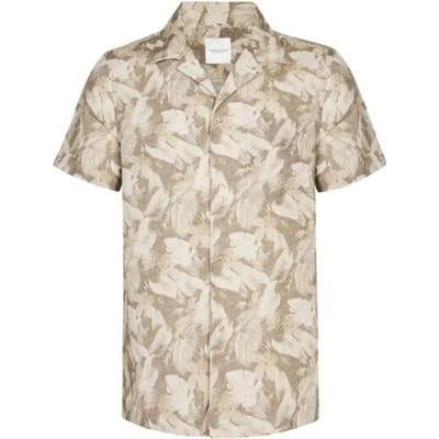 Profuomo Casual shirt met korte mouwen