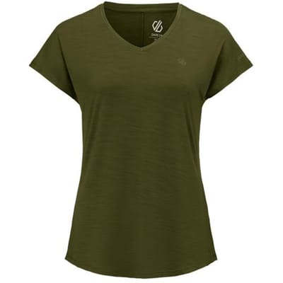 Dare 2B Dames/Dames Vigilant Actief T-Shirt (Nefriet Groen Solid)