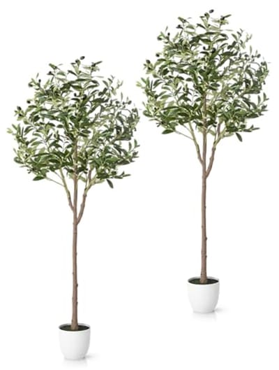 Kunstmatige Olijfboom 150 cm - Natuurgetrouwe Decoratie voor een Mediterrane Sfeer