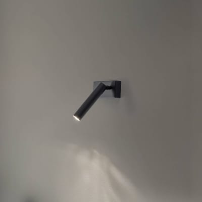 Euluna Wandlamp Sone, 1-lamp, zwart