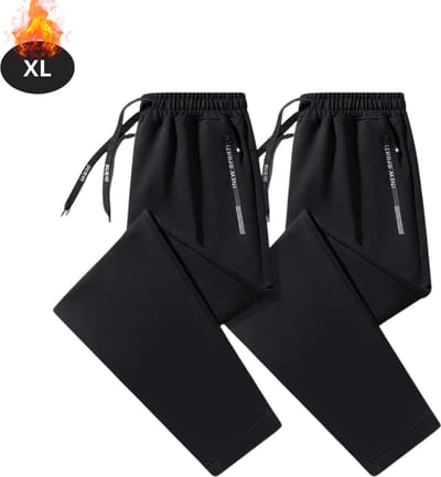 Livano Trainingsbroek Heren - Sportbroek - Trainingsbroek Lang - Trainingspak - Sportkleding - 2pc Zwart - XL