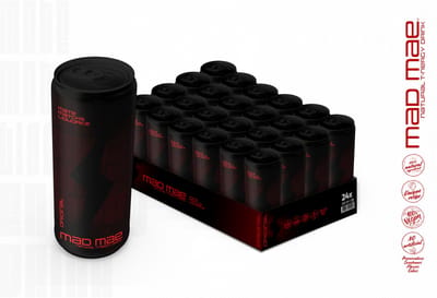 Mad Mae T-nergy Drink - Original - 100% Natural Energy Drink - (24x250 ml)