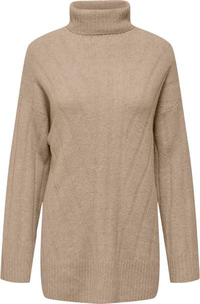 ONLY - ONLJEANETT LIFE L/S RIB ROLLNECK CC KNT - Meisjes - Gebreide truien