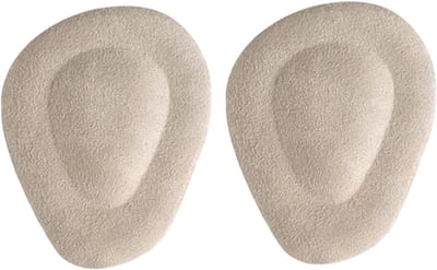 1 Paar Voetkussentjes Bal van de Voet - Steunzolen Gel Pads Inlegzolen Voetpijn Metatarsalgie Neuroma Hardlopers - Beige
