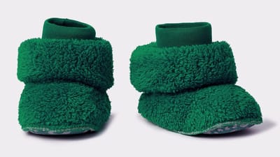 Pantoffels Woody -donkergroen - 252-10-BOO-M/792 - maat 22/26