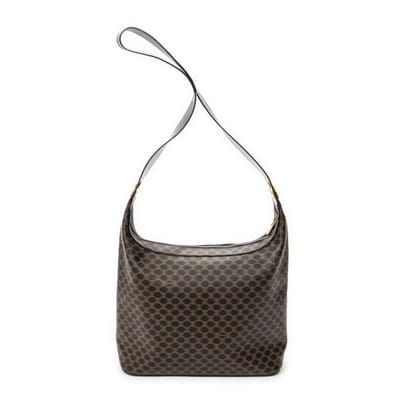 Vintage Shoulder Zip Hobo   Schoudertas