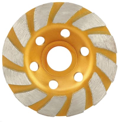 Dailygoods- Diamant-segmentslijpschijf 100 mm - Hoge slijpprestaties - Slijpgereedschap - Voor beton/graniet/natuursteen - Slijtvast - Eenvoudig polijsten - Slijpschijf