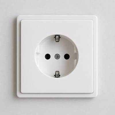 Honeywell PEHA Stopcontact met Randaarde – inclusief afdekraam – Wit