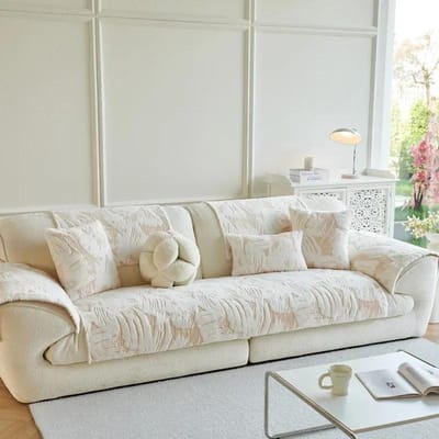 Zachte Konijn Pluche Bankhanddoek Luxe Winter Warm Dik Pluche Bankhoezen L-vormig Hoekbank Antislip Bankhoes voor Woonkamer 1pc 30x50 pillowcase