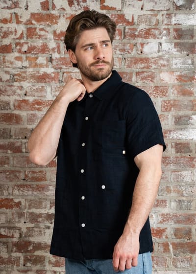 Farah Fleet check ss bd - true navy