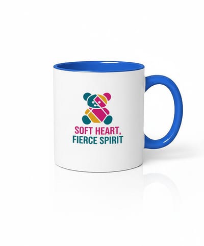 Soft Heart, Fierce Spirit Mok - Keramische Koffiemok met Design