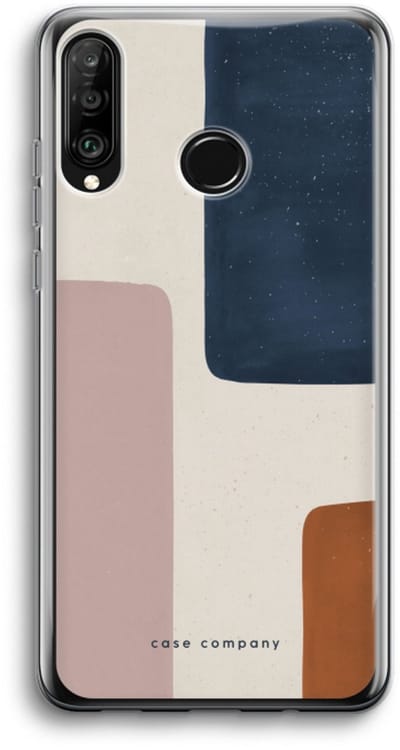 Case Company® - Hoesje geschikt voor Huawei P30 Lite hoesje - Geo #5 - Soft Cover Telefoonhoesje - Bescherming aan alle Kanten en Schermrand