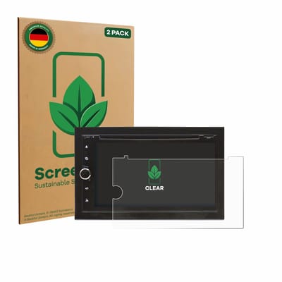 2 Stuks Screenprotector voor Blaupunkt Vienna 700 DAB - Hoogwaardige Beschermfolie transparant