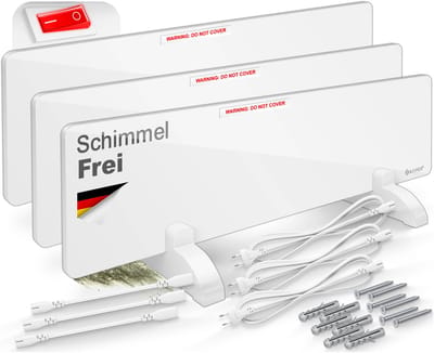 KESSER® 3x Infrarood Verwarmingspaneel - Anti Schimmel & Vochtvreter - Elektrische Verwarming