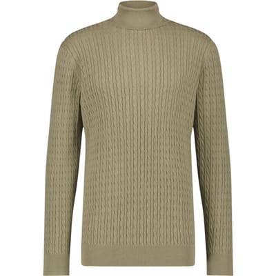 Circle of Trust Kian Knit Vintage Olive Size: L | Turtlenecks Outlet | Heren | Groen