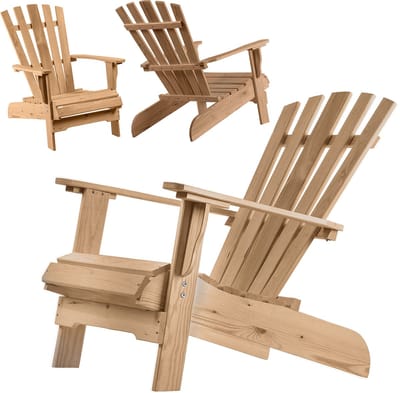 KADAX Houten strandstoel gouden eik K12306