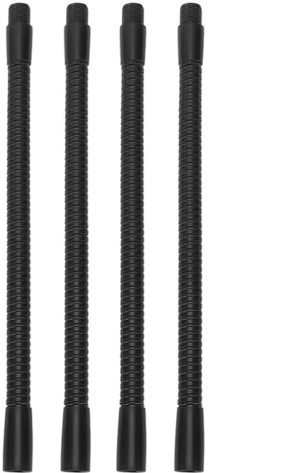 Dailygoods - Zwanenhals Lampbuis, Set van 4, Verstelbaar en Duurzaam