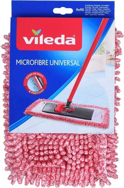 2x navulling Vileda Chenille Vloerwisser