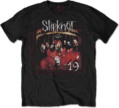 Slipknot - Debut Album 19 Years Kinder Tshirt - Kids tm 10 jaar - Zwart