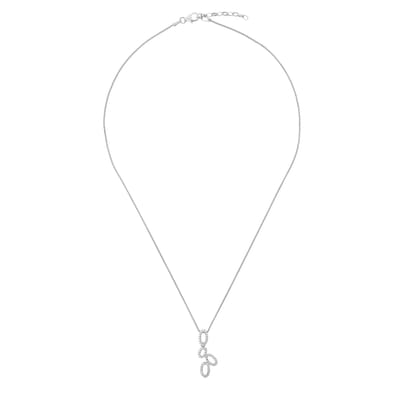 Orphelia Dames 925 Sterling Zilveren Ketting met Hangertje - Zilver ZH-7308