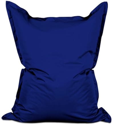 XXL Zitzak - Zitkussen Lounge - Ontspannen Gamen - Waterafstotend Materiaal - 140 x 180 cm - Donkerblauw