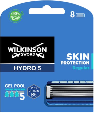 10x Wilkinson Men Scheermesjes Hydro 5 Skin Protection 8 stuks