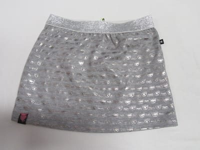 rumbl , rokje , grijst , glitter ogen all over ,  104/110 -  4 / 5 jaar