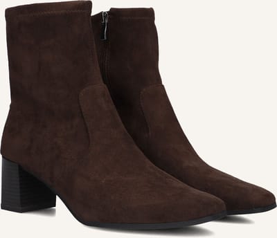 STEFANO LAURAN 25354 Enkellaarsjes - Enkelboots met rits - Dames - Bruin - Maat 39