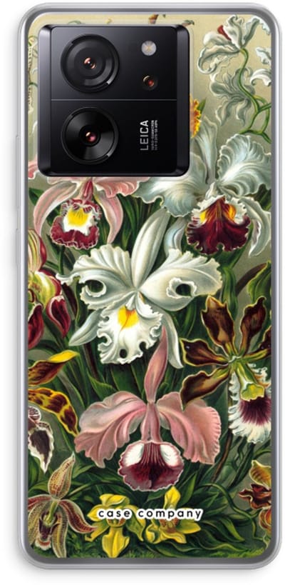 Case Company® - Hoesje geschikt voor Xiaomi 13T Pro hoesje - Haeckel Orchidae - Soft Cover Telefoonhoesje - Bescherming aan alle Kanten en Schermrand