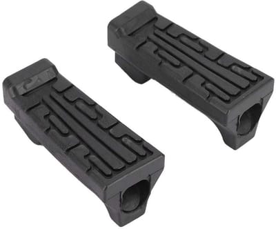 JHUBERS- Voetsteunen Rubber - Voetsteun Motorfiets - Voetsteun YBR 125 - Antislip Grip - Slijtagebestendig - Hoogwaardige Materialen
