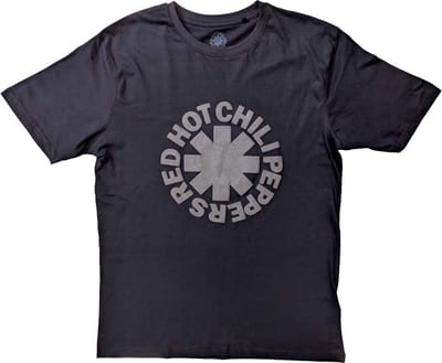 Red Hot Chili Peppers - Classic Asterisk Logo Heren T-shirt - S - Zwart