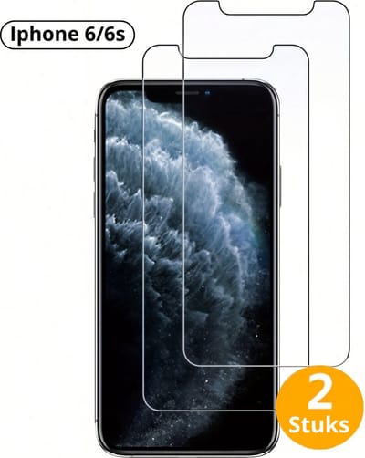 Bovista Telefoon Glasplaatje - Beschermglas - Glaasje - Screen Protector - Screenprotector - Extra Sterk - Shockproof - Premium Protection - Geschikt Voor IPhone 6 en iPhone 6s