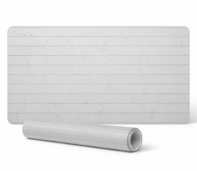 Antislip bureauonderlegger met grafische houten panelen 90x45 cm