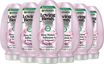 Garnier Loving Blends Rice Water Conditioner - 6x 250 ml