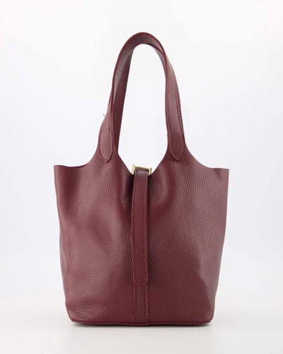 TAS - hand/crossbody- Bordeaux - leer
