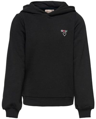 Only Kognoomi Logo Sweatshirt Zwart 9-10 Years Meisjes